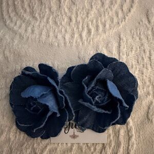 Blue Floral earrings